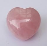Rose Quartz Pocket Puff Heart Healing Meditation Gemstones 45mm