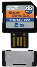 OCZ 2GB SD DUAL FLASH MEMORY