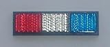 USA Flag Reflector for Auto, Motorcycle, Truck, RV, Boat - Free S/H