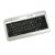 BTC 6100C Ultra Slim Multimedia Keyboard - Keyboard - PS/2, USB - black, metallic