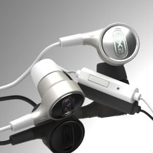 SpicyBomb 501IS Gaming Vibration Hybrid 2.2 Earphone with microphone -Bone Conduction (WHITE))