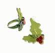 Holiday Holly Cake Decorating Rings