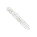 Camille Beckman Medium Crystal Glass Nail File with rose bouquet and scripted initial...