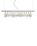 Orig. Cellula chandelier - 63 inches - 13 bulb - crystal + amethyst, 110 - 125V (for use in the U.S., Canada etc.)