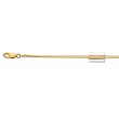 14K Yellow Gold Octagonal Shiny Snake Chain - 1.30mm - 16 inch