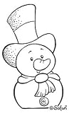 Eigenschaften Vielseidig Safuri / Stempel Schnippy Schneemann SA 959012