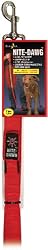 LED Lighted Nylon Safety Dog Leash by Nite Ize - Red
