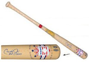 Cal Ripken Jr. Signed Orioles Baseball Bat - HOF 2007