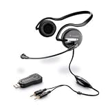 Electronics : Plantronics Audio 645 USB Headset and microphone for PC - Mac Computers