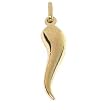 Italian Horn Charm 14k Gold 19.5mm