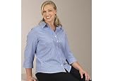 Misses Izod 3/4 Sleeve Stripe Oxford Shirt