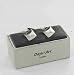 Onyx Art Designer Mens Cufflinks - Mirror Square Design