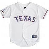 Texas Rangers Replica Home Jersey (Large)
