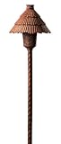 Hinkley Lighting 1569BA Tiki Path Light, 18 Watt T5 Wedge Base Light Bulb, Bamboo