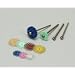 Scotch-Brite Radial Bristle Disc, 35000 rpm, 1" Diameter, 80 Grit, Yellow (Pack of 24)