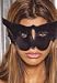 Leather Cat Mask (Black;One Size)