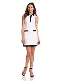 Ali Ro Women's Sleeveless Ali Ro Women's Sleeveless Shift Dress with Border and Front Pocket Detail