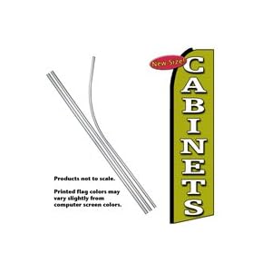 Cabinets Feather Banner Flag Kit (Flag and Pole) by 