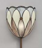 Pin up Plug in Lamp in Bronze, Tiffany shade