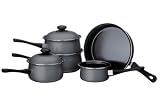 Premier Housewares 5-Piece Belly Pan Set, Silver