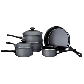 Premier Housewares 5-Piece Belly Pan Set, Silver