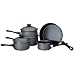Premier Housewares 5-Piece Belly Pan Set, Silver