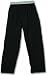 Adult Unisex Exposed Elastic Waist Jersey Pants Black