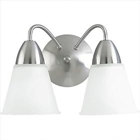 Wall Sconce in Brushed Nickel by Progress Lighting
