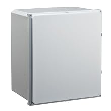 Integra H181610S Premium Line Enclosure, Four Screws, Opaque Cover, Mounting Feet, 18" Height, 16" Width, 10" Depth