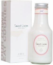 Sweet Cream Body Milk - Twist Top Milk Bottle 10 oz by Farm House Fresh by Summer Soles LLC