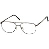 Sunoptic OR23 Gunmetal Reading Glasses - Strength +3.50 Including Pouch