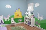 Enchanted Castle Wooden Wall Mural