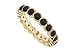 Black Diamond Eternity Band : 14K Yellow Gold - 2.00 CT Diamonds
