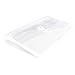 JAM PAPER Plastic Envelopes with Button & String Tie Closure - #10 Business Booklet - 5 1/4 x 10 - Clear - 12/Pack