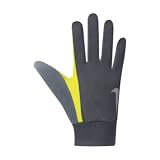 Nike Men's Lightweight Running Gloves (Anthracite/ Electrolime) - S