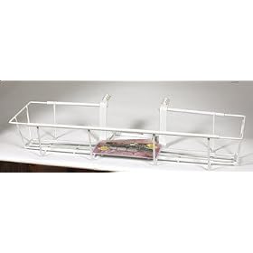 ADJ FLWR BOX HLDR 24-36IN WH