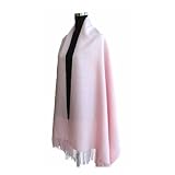GiftsCircle 100% 4-Ply Cashmere Shawl Wrap, Large