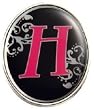 Finders Key Purse Letter H Key Chain