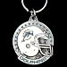 Miami Dolphins NFL Pewter Helmet Key Ring