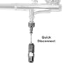 AIRBRUSH QUICK DISCONNECT COUPLER-Hose Fitting Release