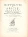Books : Hippolyte et Aricie: Tragedie en Cinq Actes et un Prologue