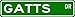 GATTS Street Sign ~ Personalized Family Lastname Sign ~ Gameroom, Basement, Garage Si...