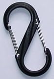 Details zu "Doppelkarabiner S-Biner Farbe schwarz Kunststoff Gr. S"