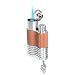 This Colibri Commander Tobacco Brown / Satin Silver Torch Flame Wind-Resistant Cigar Lighter Features: Retro-influenced styling with a contemporary twist Built-in 7mm cigar punch Metal Case Torch Flame Cigar Lighter