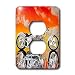 All Products : Light Switch Cover Picturing Picturing Harley-Davidson Motorcycle - 2 plug outlet cover