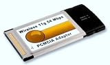 Electronics : Wireless PCMCIA Network Adapter - Ethernet / LAN / 54mbps / 802.11g / 300m Range* / FREE P&P - By World of Data
