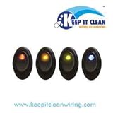 HOFFMAN GROUP Keep It Clean SW17Y OVAL LED RKR SW-YLW 20A/12V