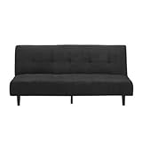 IMAGE OF Puzzle Jett Convertible Sofa with Walnut Legs Upholstery: Linen