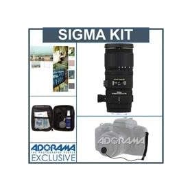 Sigma 70-200mm f/2.8 EX DG OS HSM Auto Focus Lens Kit, for Sigma SLR Cameras, with Tiffen 77mm Photo Essentials Filter Kit, Lens Cap Leash, Professional Lens Cleaning Kit
