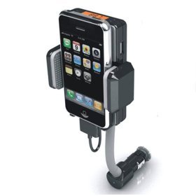Accessory Shop FM TRANSMITTER, Charger & FULL HANDS-FREE CAR KIT for Apple iPhone, iPhone 3G and iPod Player